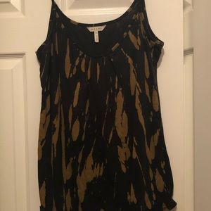 Never worn Old Navy black/tan cami